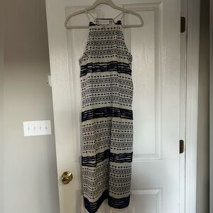 Corey Lynn Calter striped navy and white nautical dress